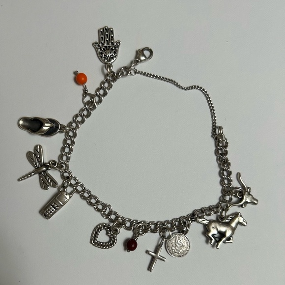James Avery bracelet with charms